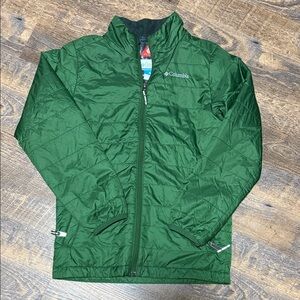 Columbia Youth Medium Green Powder Lite Jacket